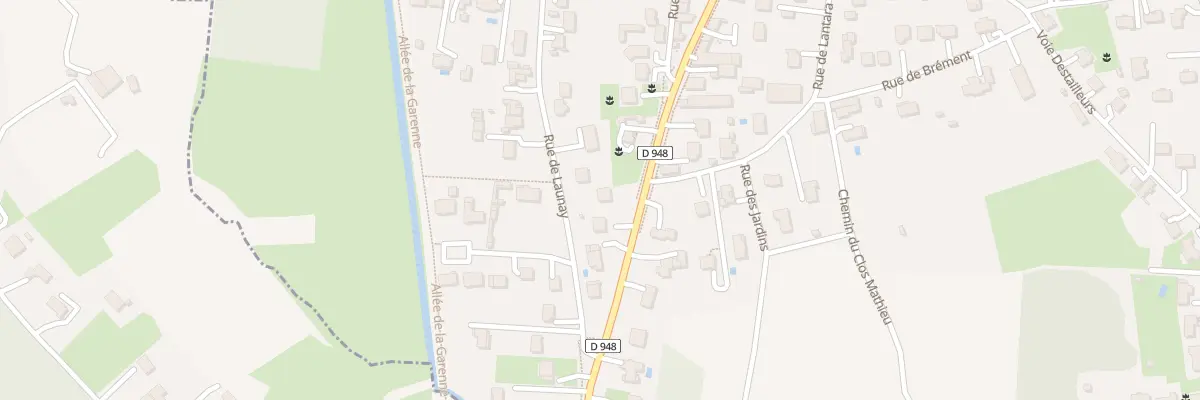 Plan du 58 Rue du Gen de Gaulle à Milly-la-Forêt
