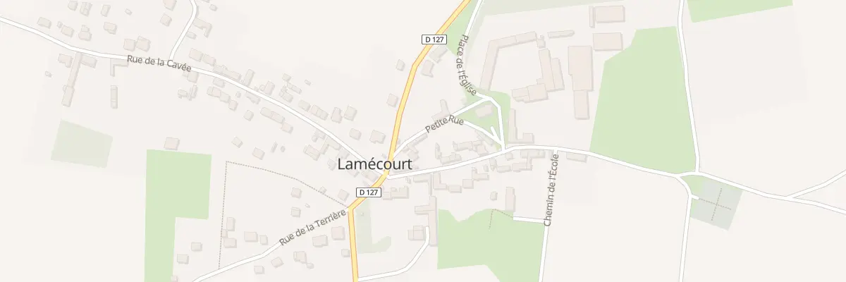 Plan du 4 Ptr Petite Rue à Lamécourt
