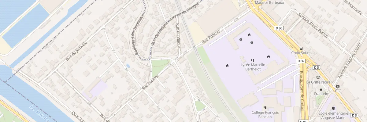 Plan du 17 Rue Politzer à Saint-Maur-des-Fossés