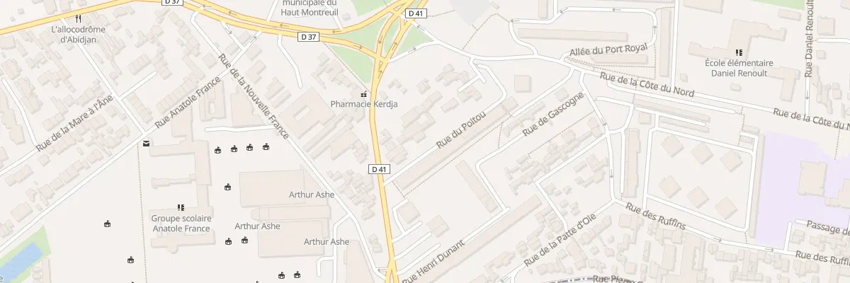 Plan du 165 Bd Théophile Sueur à Montreuil