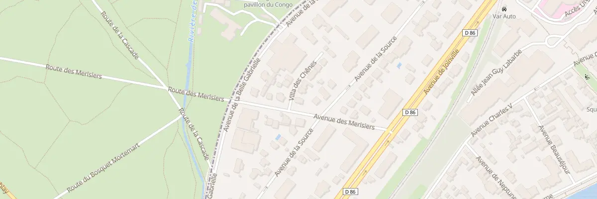 Plan du 8 Av des Merisiers à Nogent-sur-Marne