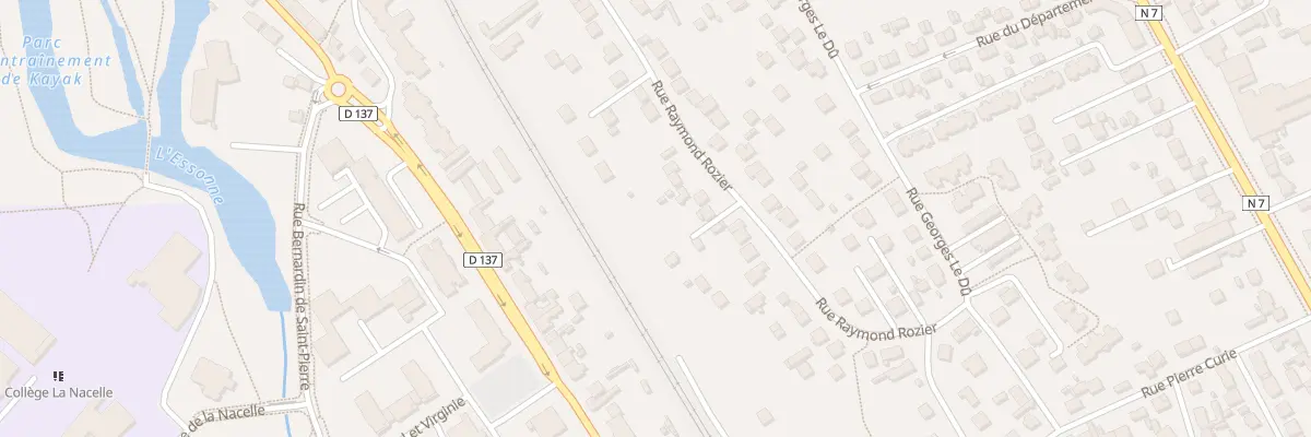 Plan du 40 Rue Raymond Rozier à Corbeil-Essonnes