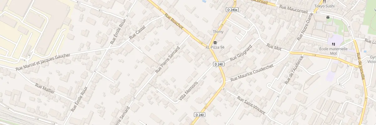 Plan du 3 Rue Boschot à Fontenay-sous-Bois