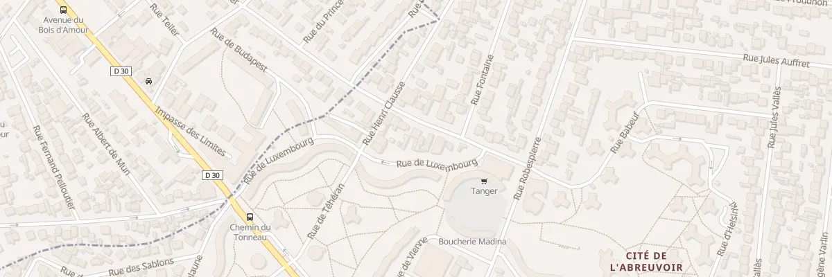 Plan du 21 Rue de la Grande Denise à Bobigny