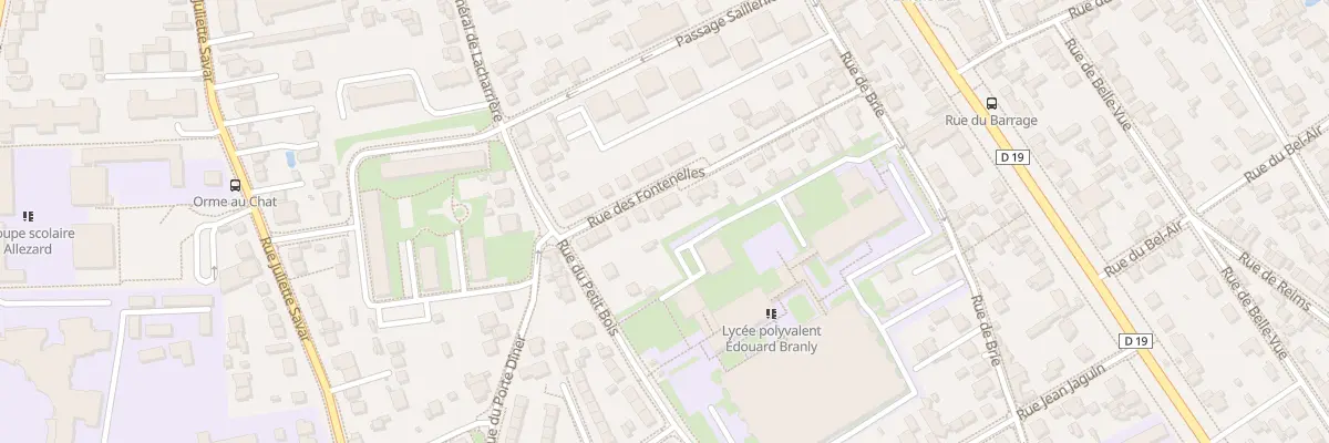Plan du 19 Rue des Fontenelles à Créteil