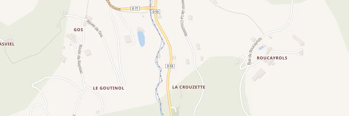 Plan du 5324 La Crouzette à Curvalle