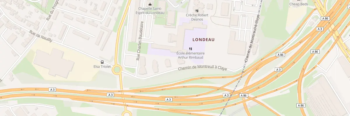 Plan du 5 Che de Montreuil à Claye à Noisy-le-Sec