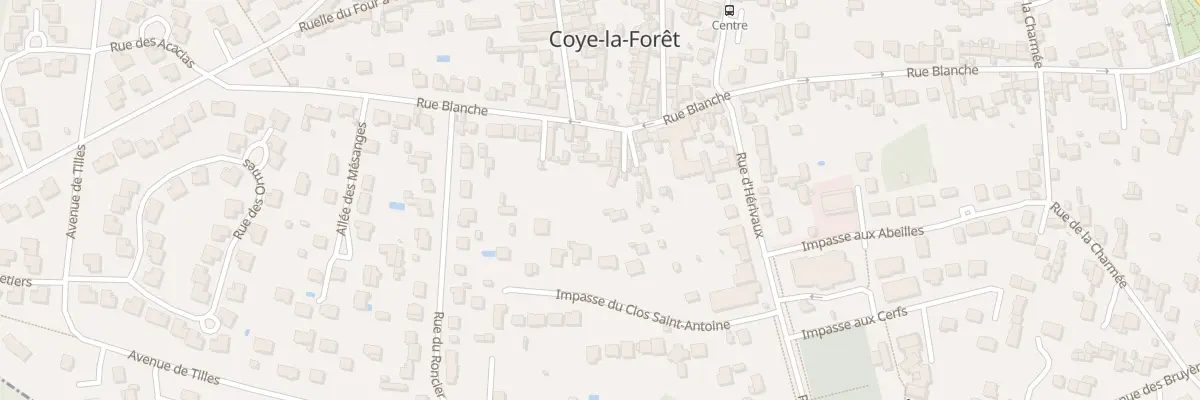 Plan du 69B Rue Blanche à Coye-la-Forêt
