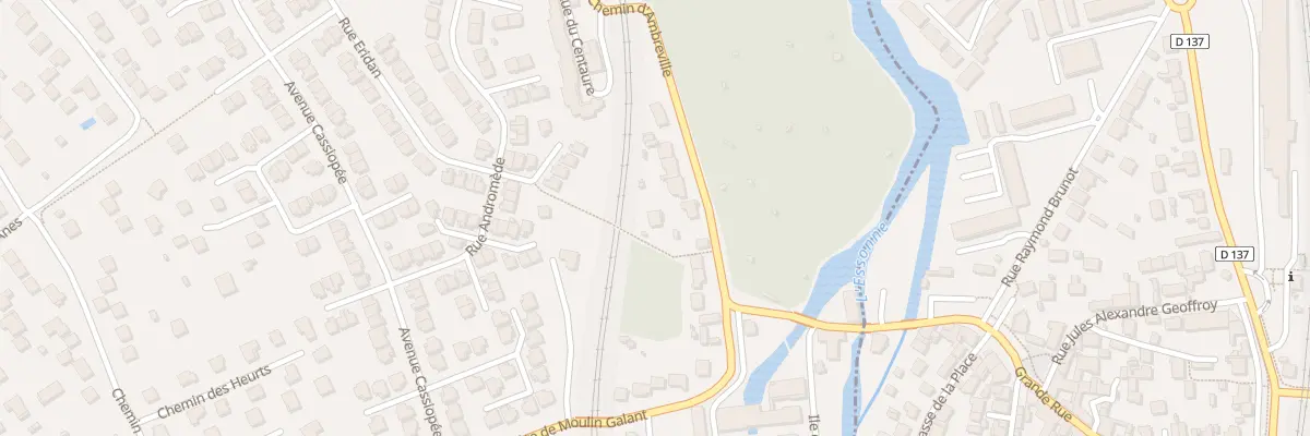 Plan du 5 Che d’Ambreville à Villabé