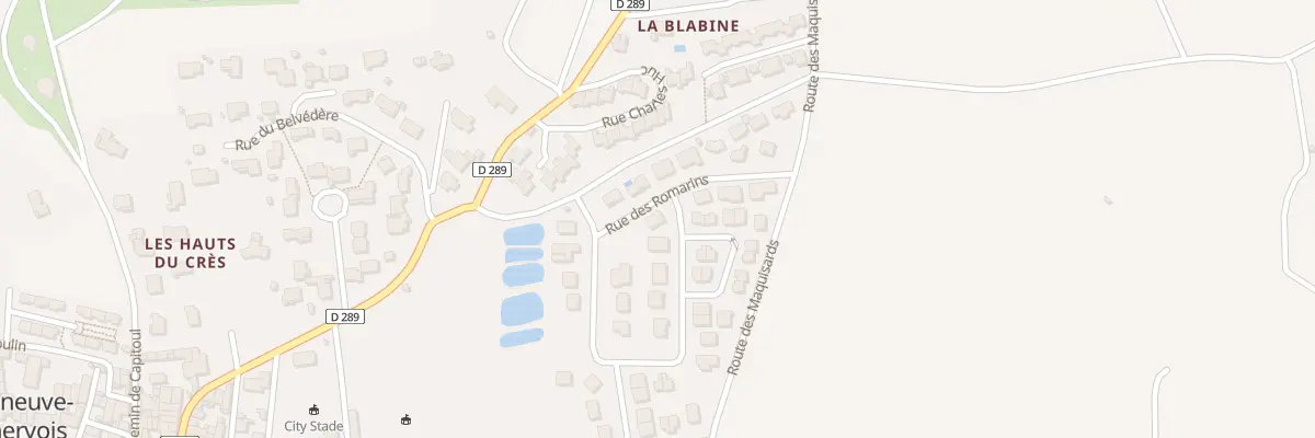 Plan du 2 Rue des Romarins à Villeneuve-Minervois