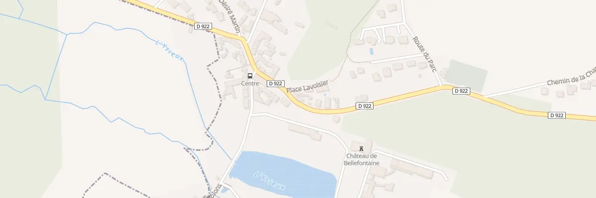 Plan du 1 Pl Lavoisier à Bellefontaine