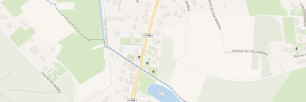 Plan du 75 Rue du Gen de Gaulle à Milly-la-Forêt