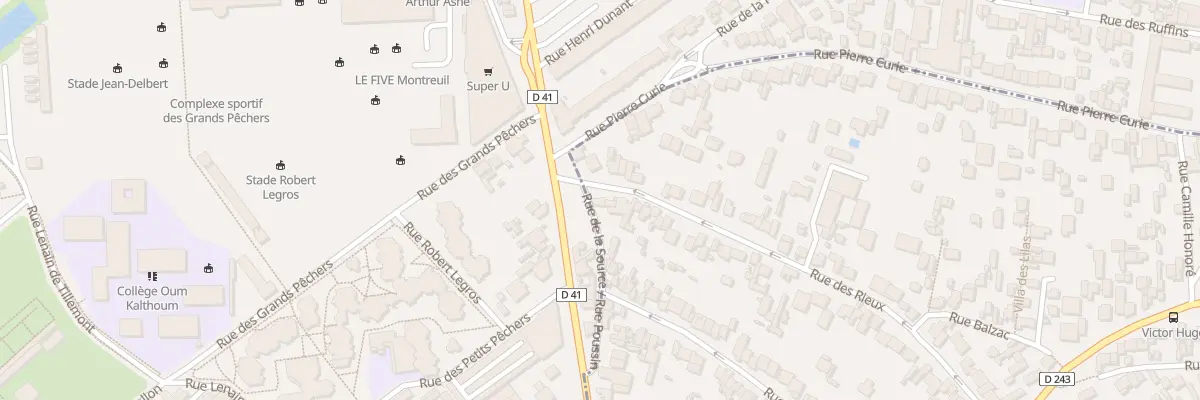 Plan du 95 Rue des Rieux à Fontenay-sous-Bois