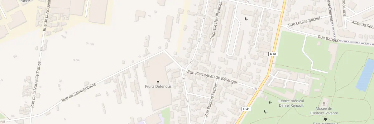 Plan du 3 Rue Nungesser à Montreuil