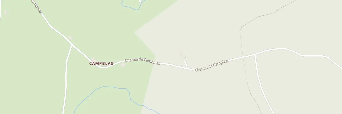 Plan du 697 Che de Campblas au Rialet