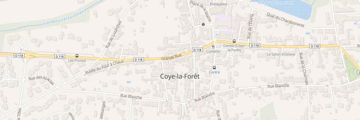 Plan du 53 Grande Rue à Coye-la-Forêt