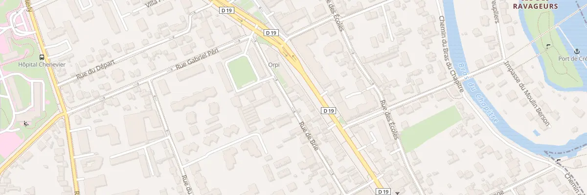 Plan du 21 Rue de Brie à Créteil