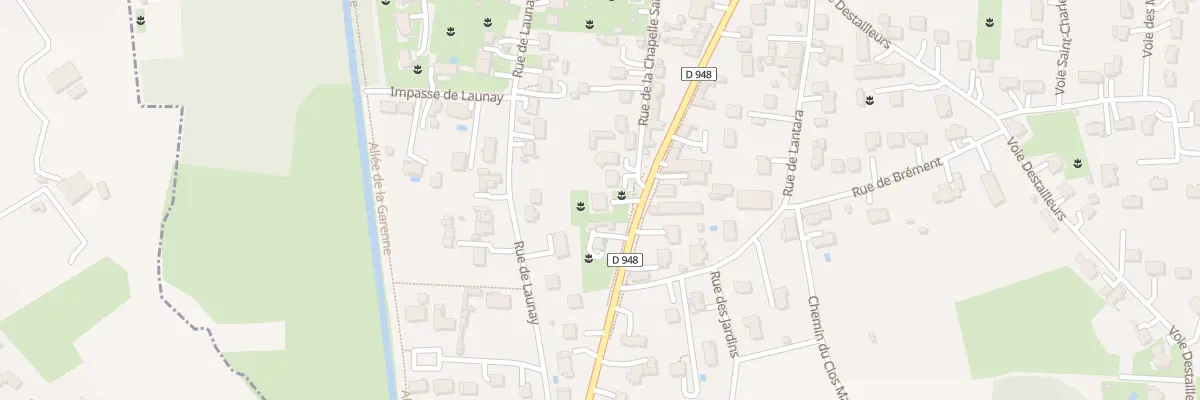 Plan du 54 Rue du Gen de Gaulle à Milly-la-Forêt