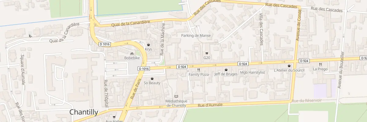 Plan du 138 Rue du Connètable à Chantilly