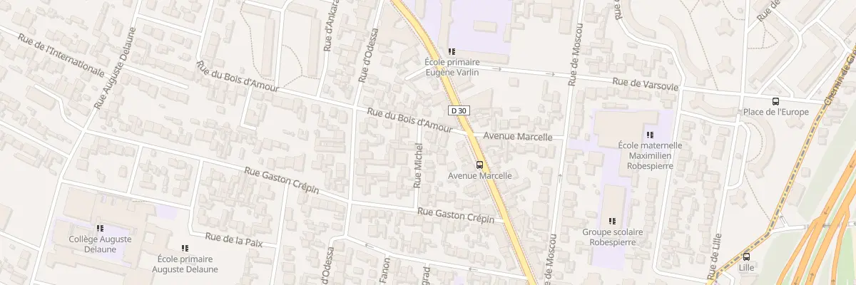 Plan du 7 Rue Bois d’Amour à Bobigny