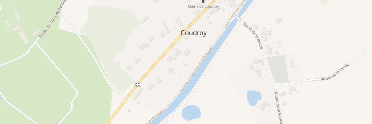 Plan du 17 Rte de Choiseau à Coudroy