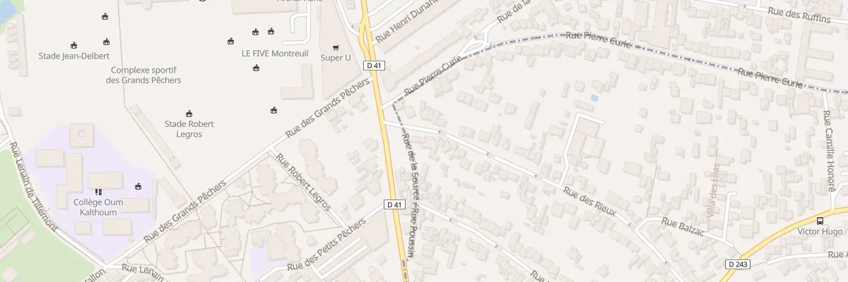 Plan du 93 Rue des Rieux à Fontenay-sous-Bois