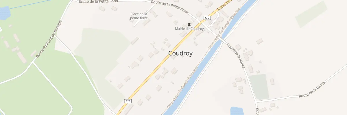 Plan du 11 Rte de Choiseau à Coudroy