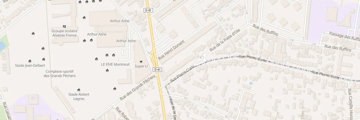 Plan du 199 Bd Théophile Sueur à Montreuil
