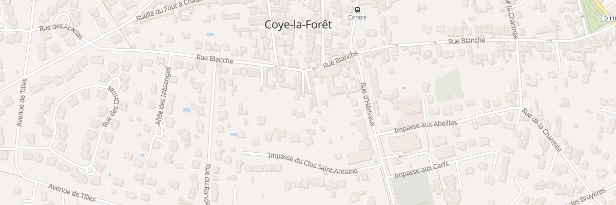 Plan du 67C Rue Blanche à Coye-la-Forêt