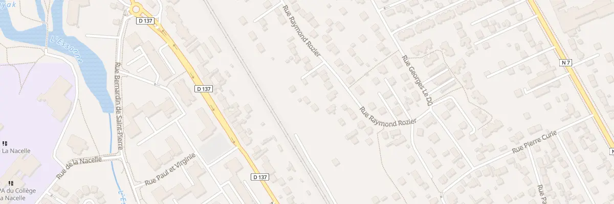 Plan du 54 Rue Raymond Rozier à Corbeil-Essonnes