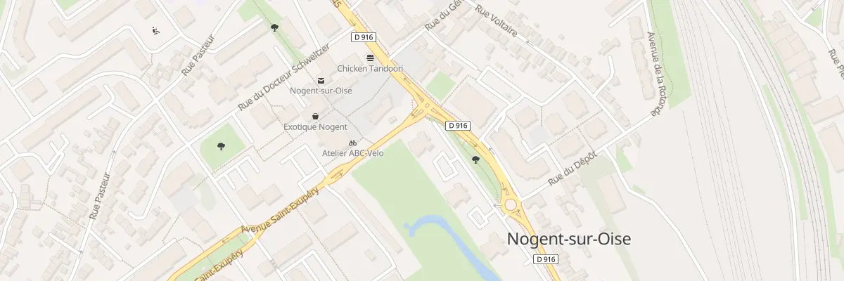 Plan du 2 Rue Gambetta à Nogent-sur-Oise