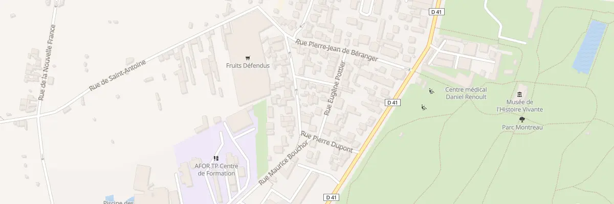 Plan du 7 Rue du Clos des Arrachis à Montreuil
