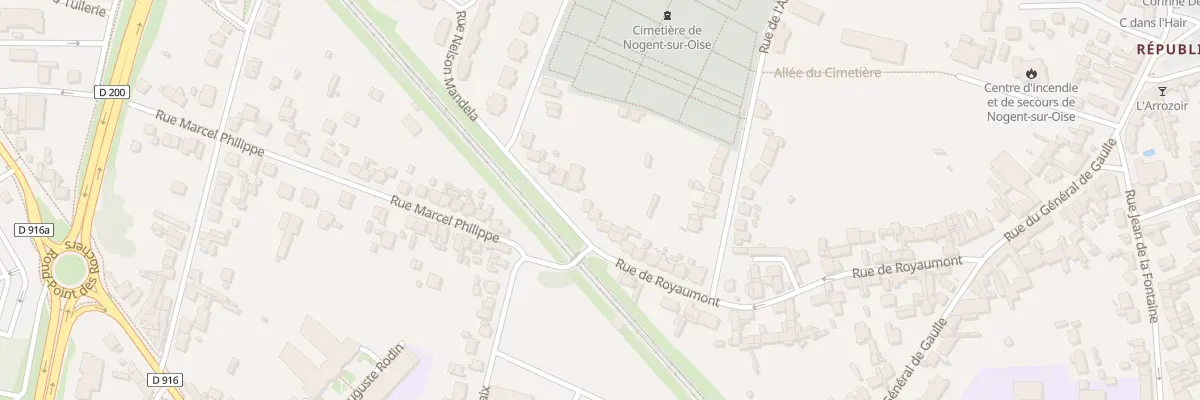 Plan du 23 Rue des Champs de Bouleux à Nogent-sur-Oise