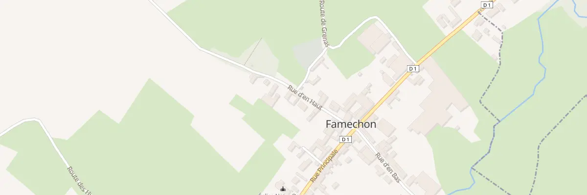Plan du 5 Rue d’En Haut à Famechon