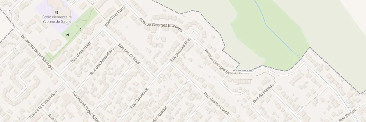Plan du 26 Rue Gaston Coute à Goussainville