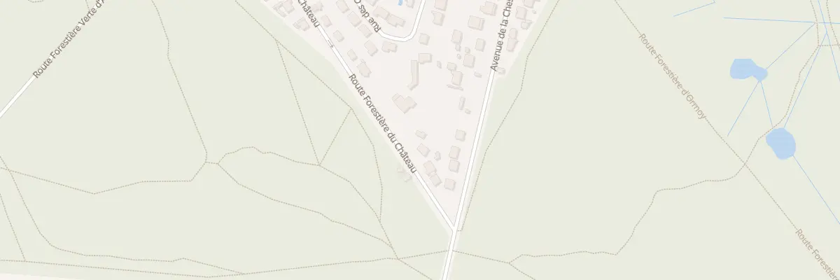 Plan du 35 Rte Forestière du Château à Montgeron
