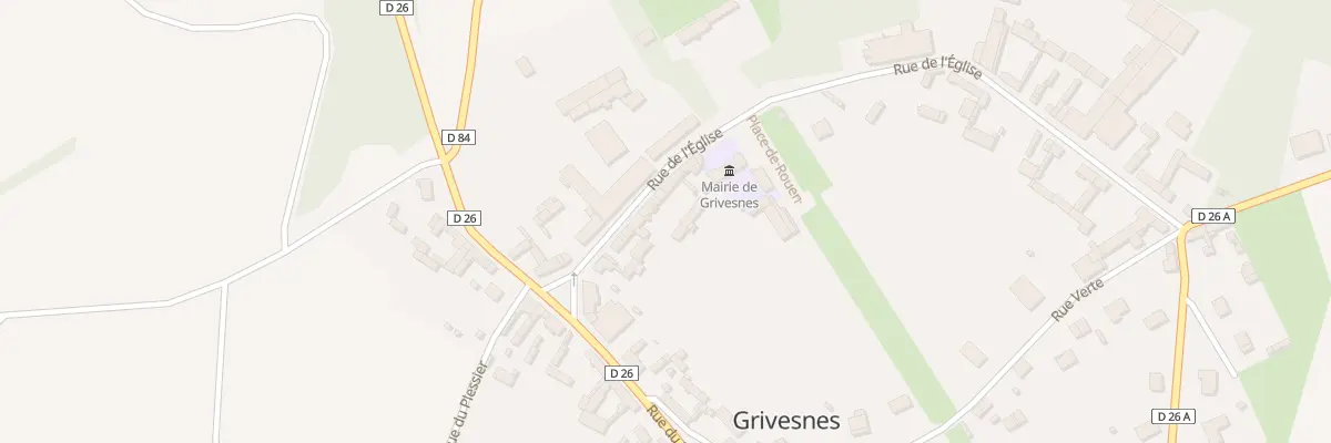 Plan du 8 Rue de l’Eglise à Grivesnes