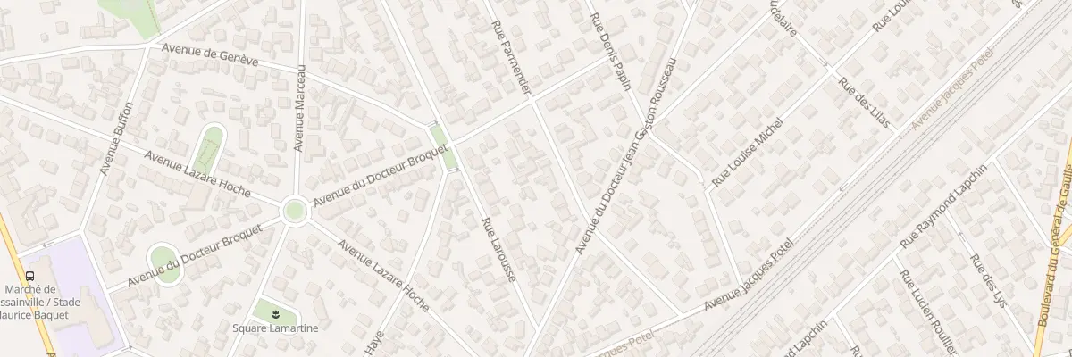 Plan du 23 Rue Parmentier à Goussainville