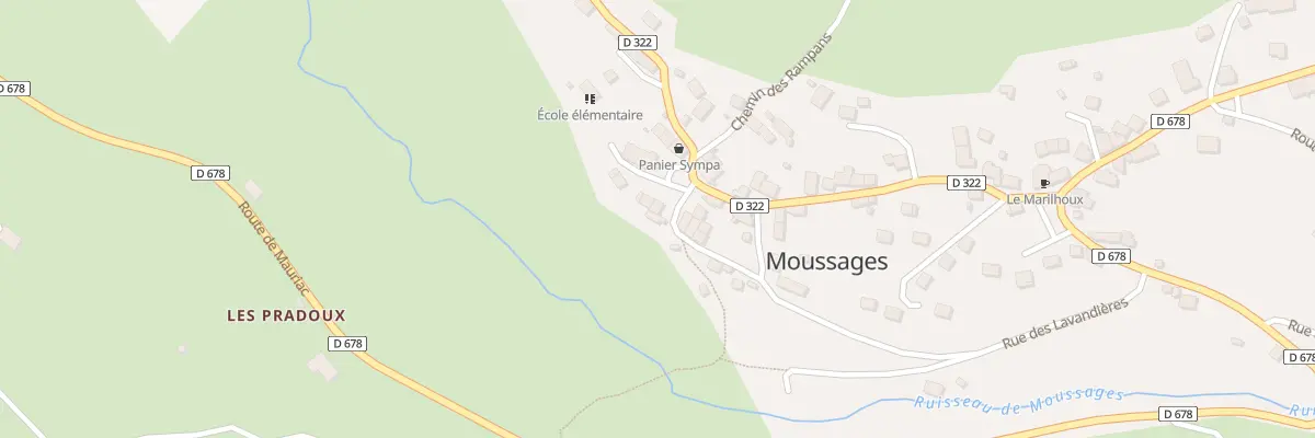 Plan du 11 Rue des Lavandières à Moussages