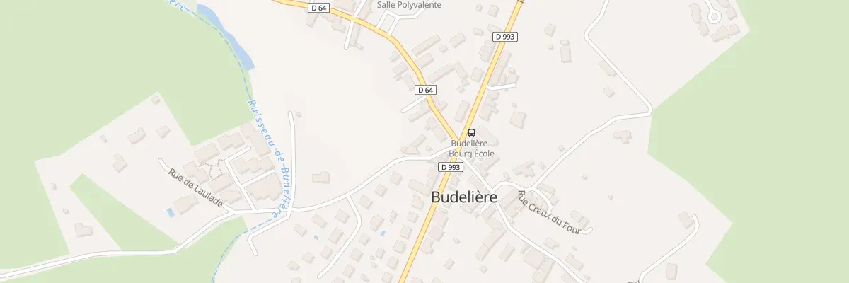 Plan du 2 Rue de Laulade à Budelière