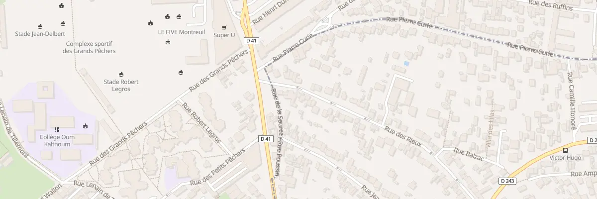 Plan du 89 Rue des Rieux à Fontenay-sous-Bois