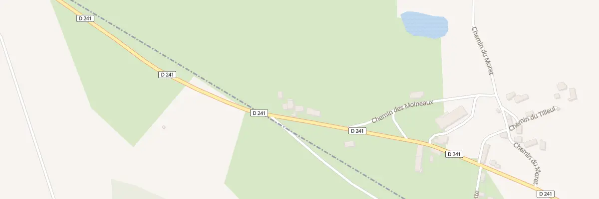 Plan du 82 Rte de St Desire à Chazemais