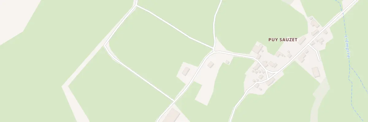 Plan du 16 Puy Sauzet à Reterre