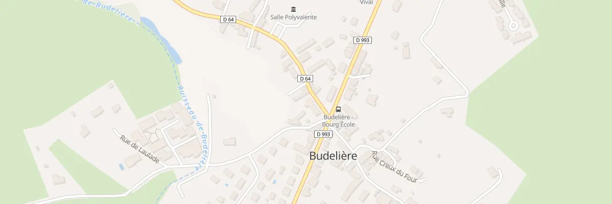 Plan du 3 Rue Pont La Guise à Budelière