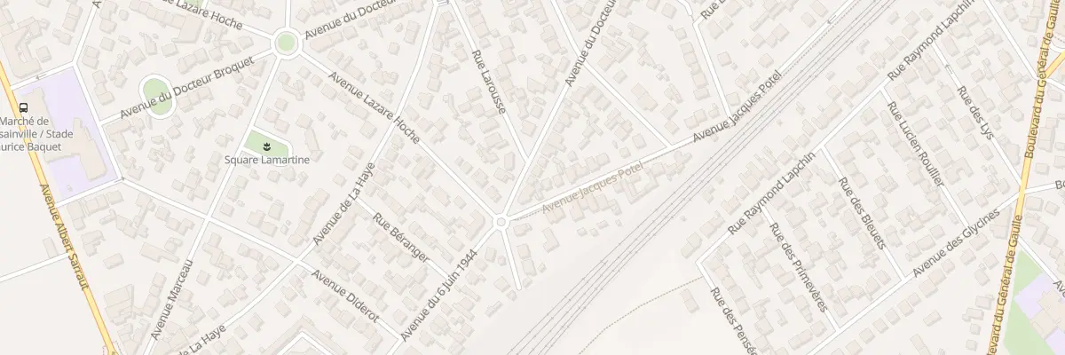 Plan du 4 Rue Jean Gaston Rousseau à Goussainville