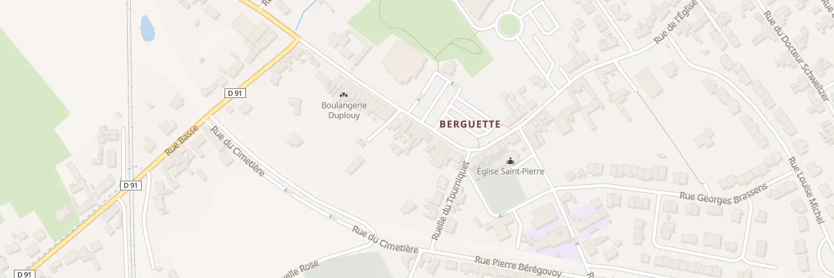 Plan du 10 Rue Edmond Mille à Isbergues