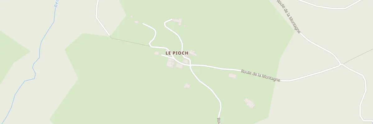 Plan du 5360 Le Pioch à Saint-Amans-Valtoret