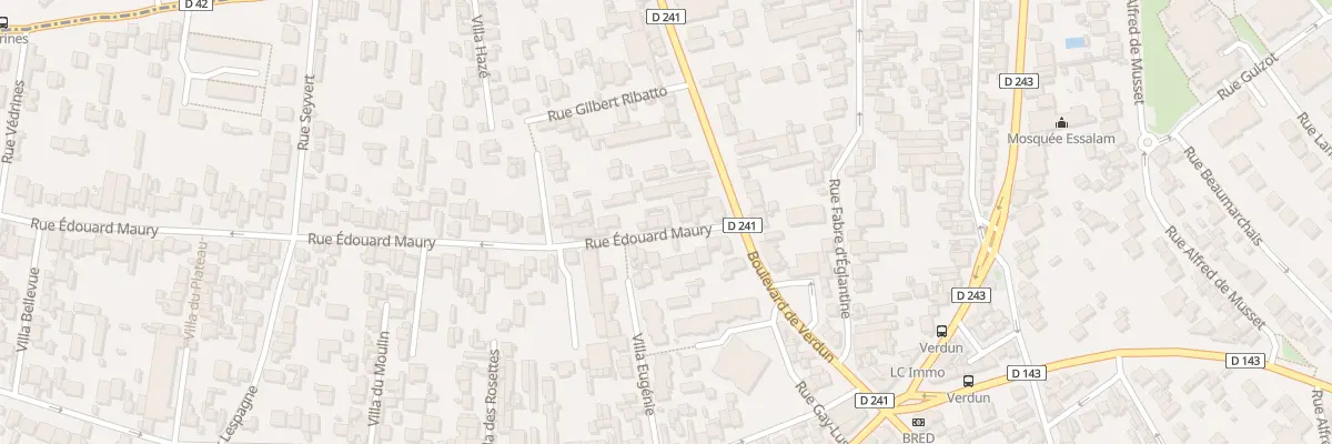 Plan du 8 Rue Édouard Maury à Fontenay-sous-Bois