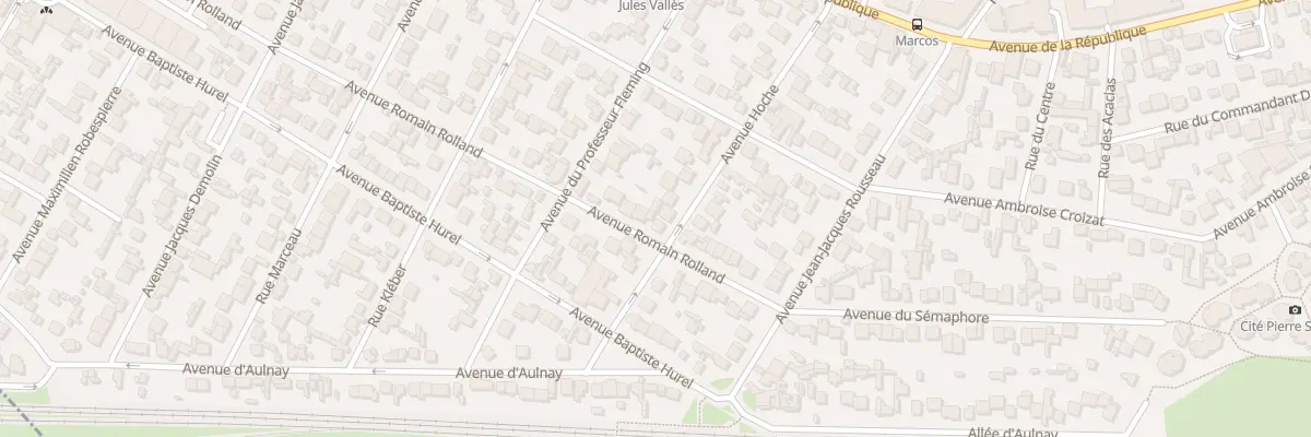 Plan du 55 Av Romain Rolland au Blanc-Mesnil