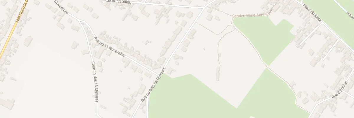 Plan du 19 Rue du Bois de Rimbert à Burbure
